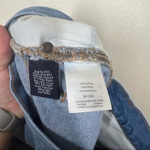 Madewell The Perfect Jean Short: Step-Hem Edition Light Wash Womens Size 26 - Picture 6 of 7